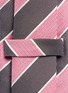 Detail View - Click To Enlarge - ISAIA - Stripe silk-blend tie