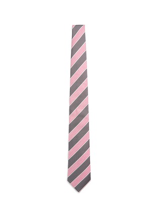 Main View - Click To Enlarge - ISAIA - Stripe silk-blend tie
