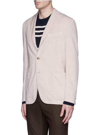 Front View - Click To Enlarge - BOGLIOLI - 'K Jacket' cotton soft blazer