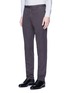 Front View - Click To Enlarge - BOGLIOLI - Cotton-linen twill pants