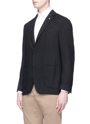 Front View - Click To Enlarge - LARDINI - Cashmere soft blazer
