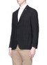 Front View - Click To Enlarge - LARDINI - Cashmere soft blazer