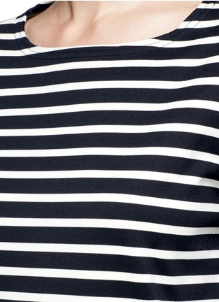 Detail View - Click To Enlarge - THE ROW - 'Moris' stripe long sleeve T-shirt