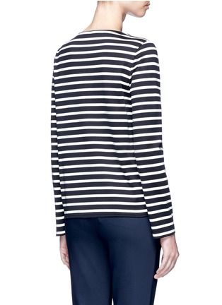 Back View - Click To Enlarge - THE ROW - 'Moris' stripe long sleeve T-shirt