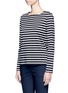 Front View - Click To Enlarge - THE ROW - 'Moris' stripe long sleeve T-shirt