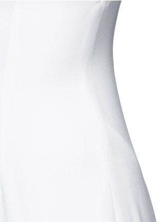 Detail View - Click To Enlarge - STELLA MCCARTNEY - Plunge V-neck stretch cady gown