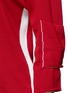 Detail View - Click To Enlarge - PORTS 1961 - Cutout elbow contrast stripe virgin wool sweater