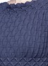 Detail View - Click To Enlarge - ALAÏA - 'Nigali' diamond corrugated sleeveless knit dress