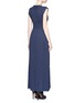 Back View - Click To Enlarge - ALAÏA - 'Nigali' diamond corrugated sleeveless knit dress