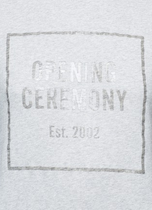 Detail View - Click To Enlarge - OPENING CEREMONY - 'Gel Box' logo print jersey T-shirt