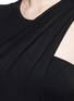 Detail View - Click To Enlarge - ALEXANDER WANG - Asymmetric drape crepe sleeveless dress
