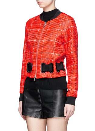 Front View - Click To Enlarge - 3.1 PHILLIP LIM - Surf plaid bomber jacket