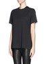Front View - Click To Enlarge - T BY ALEXANDER WANG - Chest pocket split side T-shirt