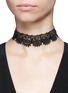 Figure View - Click To Enlarge - FALLON - Andalusia' sterling lace wraparound choker necklace