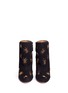 Front View - Click To Enlarge - AQUAZZURA - 'Fauna' insect embellished suede boots