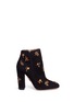 Main View - Click To Enlarge - AQUAZZURA - 'Fauna' insect embellished suede boots