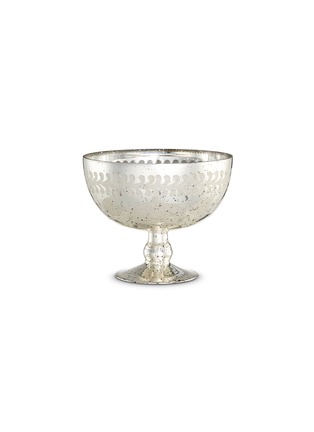 Main View - Click To Enlarge - SHISHI - Laurel wreath engraved glass bowl