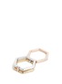 Detail View - Click To Enlarge - W. BRITT - '4 Ways' 18k yellow and rose gold convertible ring