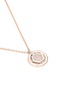 Detail View - Click To Enlarge - W. BRITT - 'Mini Decagon' rose quartz pendant necklace
