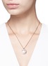 Figure View - Click To Enlarge - W. BRITT - 'Mini Decagon' rose quartz pendant necklace