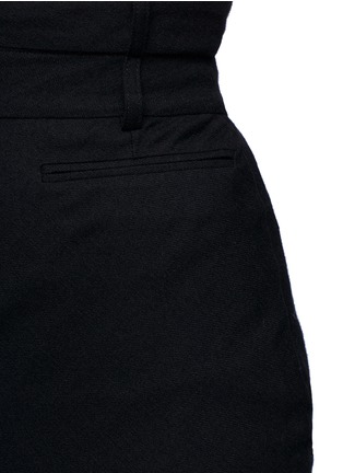 Detail View - Click To Enlarge - HAIDER ACKERMANN - Front vent felted virgin wool pencil skirt
