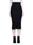 Main View - Click To Enlarge - HAIDER ACKERMANN - Front vent felted virgin wool pencil skirt