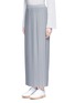 Front View - Click To Enlarge - THEORY - 'Osnyo' plissé pleat maxi skirt