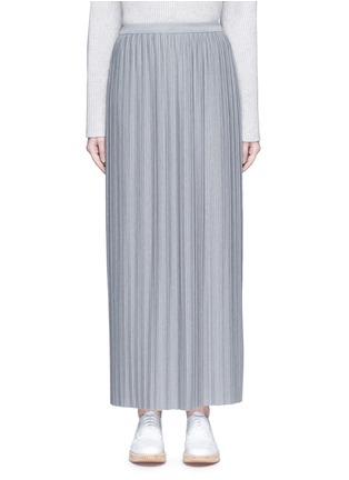 Main View - Click To Enlarge - THEORY - 'Osnyo' plissé pleat maxi skirt