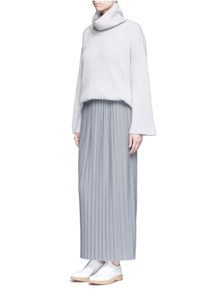 Figure View - Click To Enlarge - THEORY - 'Osnyo' plissé pleat maxi skirt