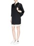 Figure View - Click To Enlarge - RAG & BONE - 'Anita' two tone shirt dress