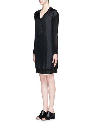 Front View - Click To Enlarge - RAG & BONE - 'Maude' silk twill shift dress