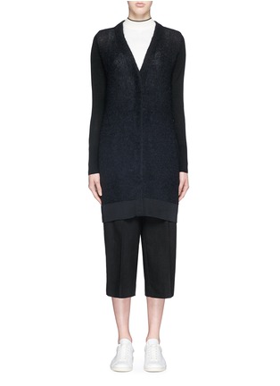 Main View - Click To Enlarge - RAG & BONE - 'Petra' Merino wool sleeve mohair-alpaca cardigan