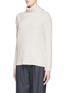 Front View - Click To Enlarge - RAG & BONE - 'Blithe' geometric Merino wool rib knit turtleneck sweater