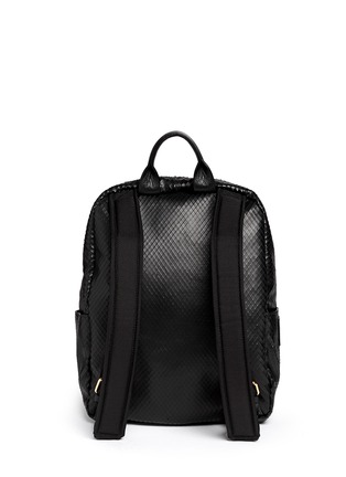 Back View - Click To Enlarge - 73426 - Scale effect leather backpack