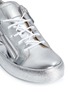 Detail View - Click To Enlarge - 73426 - 'May London' metallic leather slip-on sneakers