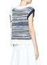 Back View - Click To Enlarge - 3.1 PHILLIP LIM - Patchwork cable knit sweater vest