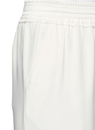 Detail View - Click To Enlarge - 3.1 PHILLIP LIM - Shirred waist straight leg crepe pants