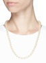 Figure View - Click To Enlarge - MIRIAM HASKELL - Crystal cluster baroque glass pearl necklace