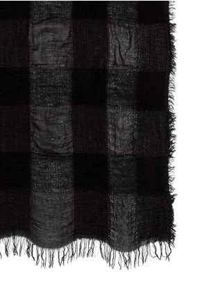 Detail View - Click To Enlarge - FALIERO SARTI - 'Gigi' check modal-cashmere blend scarf