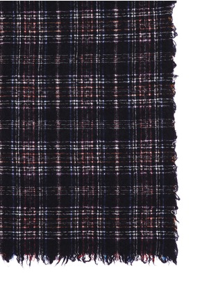 Detail View - Click To Enlarge - FALIERO SARTI ACCESSORIES - 'Vanny' wool-cashmere plaid scarf