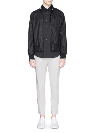 Figure View - Click To Enlarge - THEORY - 'Sylvain' stretch poplin shirt