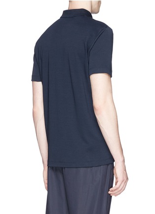 Back View - Click To Enlarge - THEORY - 'Boyd' stretch jersey polo shirt