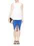 Figure View - Click To Enlarge - HELMUT LANG - Ruche centre jersey skirt