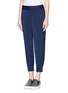 Front View - Click To Enlarge - HELMUT LANG - 'Solar' elastic cuff crepe de Chine pants