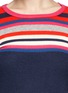 Detail View - Click To Enlarge - DIANE VON FURSTENBERG - 'Jolanta' stripe cashmere sweater
