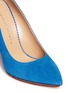 Detail View - Click To Enlarge - CHARLOTTE OLYMPIA - 'Monroe' suede platform pumps