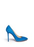 Main View - Click To Enlarge - CHARLOTTE OLYMPIA - 'Monroe' suede platform pumps
