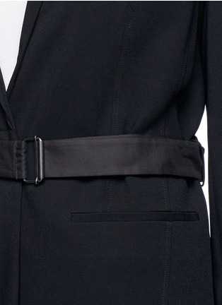 Detail View - Click To Enlarge - HELMUT LANG - Shawl lapel suit blazer