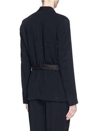 Back View - Click To Enlarge - HELMUT LANG - Shawl lapel suit blazer