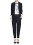 Figure View - Click To Enlarge - HELMUT LANG - Shawl lapel suit blazer